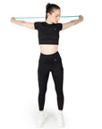 Deep Black Active Crop top