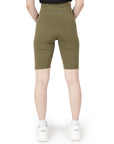 Olive Green High Waist Biker shorts