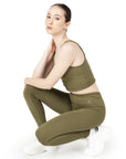 Olive Green Sports Bra & Leggings Co Ord Set