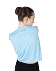 Sky Blue Crop Top