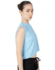 Sky Blue Crop Top