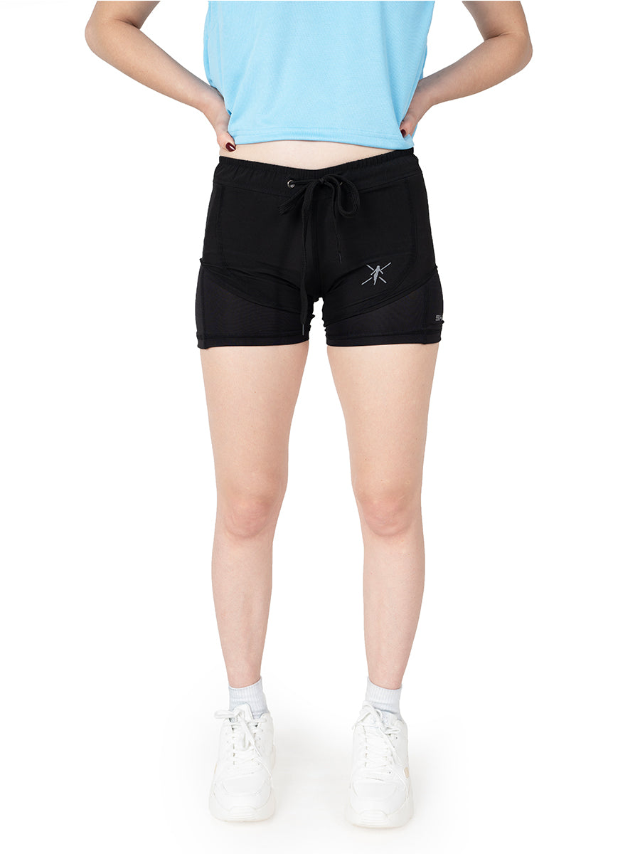 2Layer Black Shorts